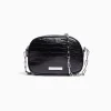 BERSHKA Bolso asa doble cremallera textura Blanco Outlet