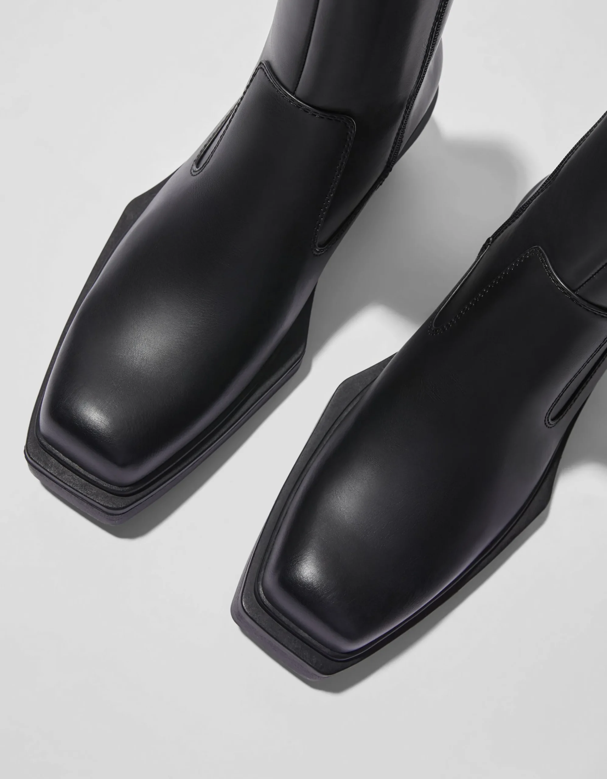 BERSHKA Botines camperos hombre Negro Best Sale