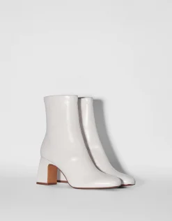 BERSHKA Botines de tacón ajustados Negro Fashion