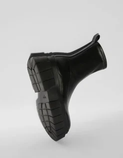 BERSHKA Botines plataforma ajustados Negro Flash Sale