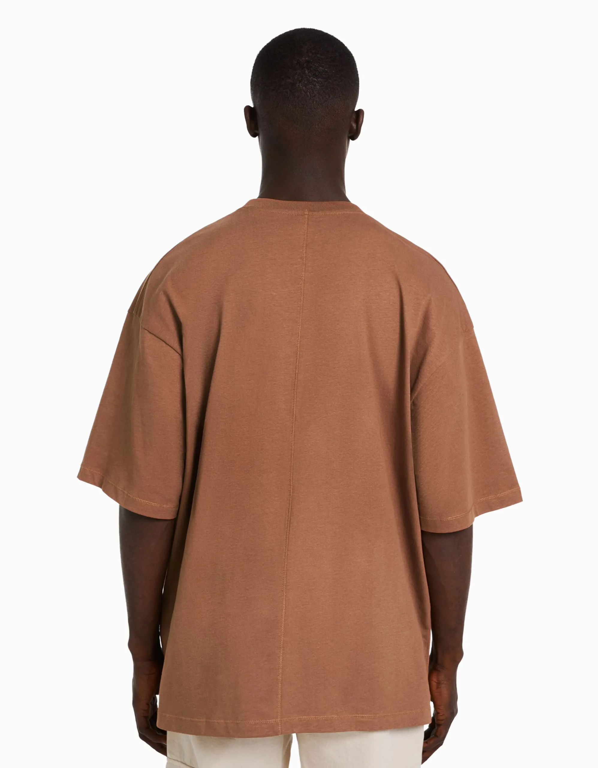 BERSHKA Camiseta manga corta oversize Caldera Store