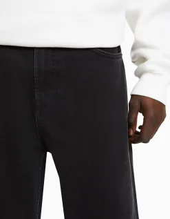 BERSHKA Jeans loose Negro Cheap