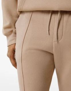 BERSHKA Pantalón felpa jogger Negro Best