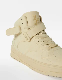 BERSHKA Zapatillas abotinadas hombre Arena Hot