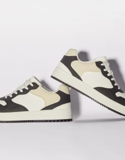 BERSHKA Zapatillas multicapas hombre Negro Store