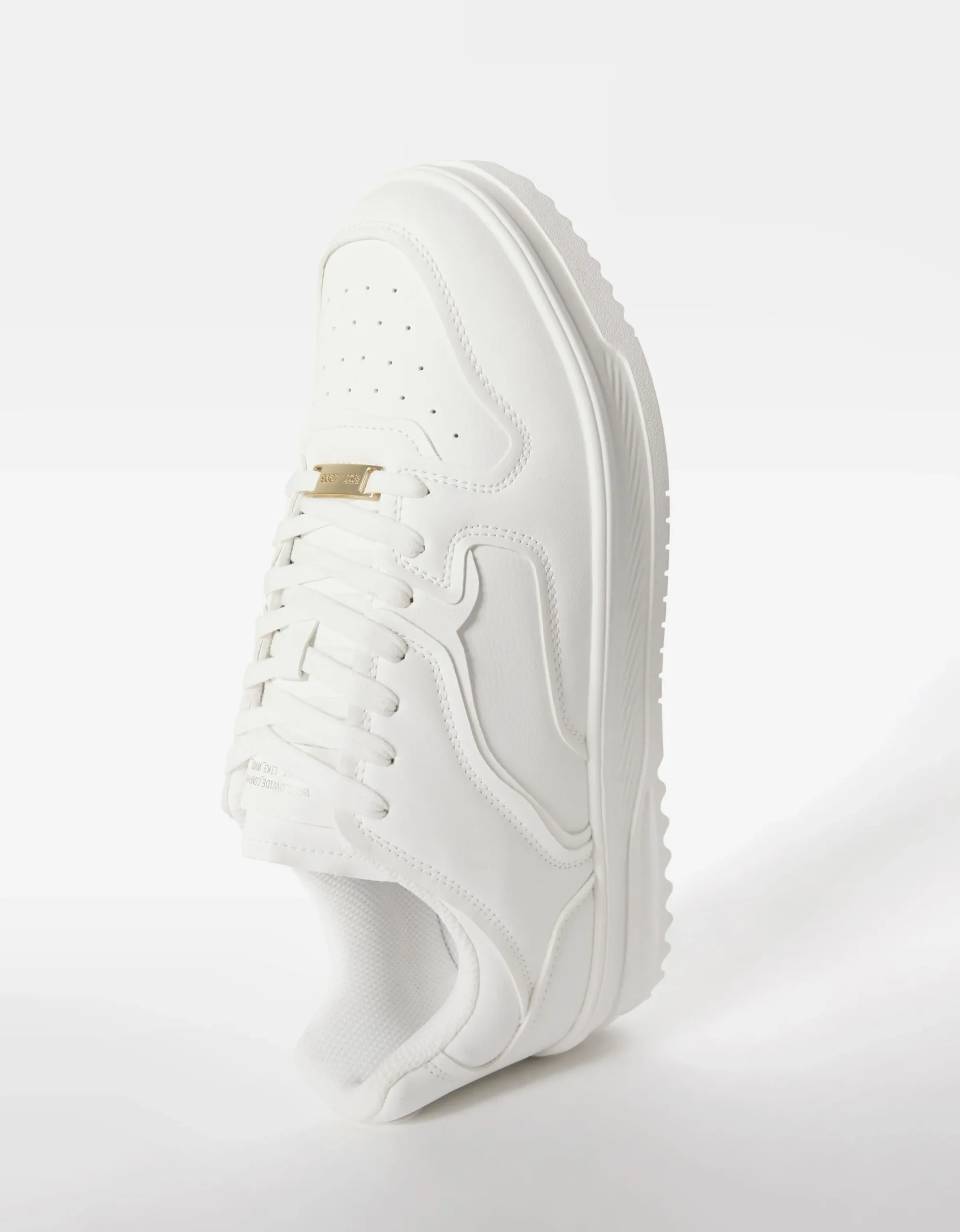BERSHKA Zapatillas multicapas hombre Blanco Sale