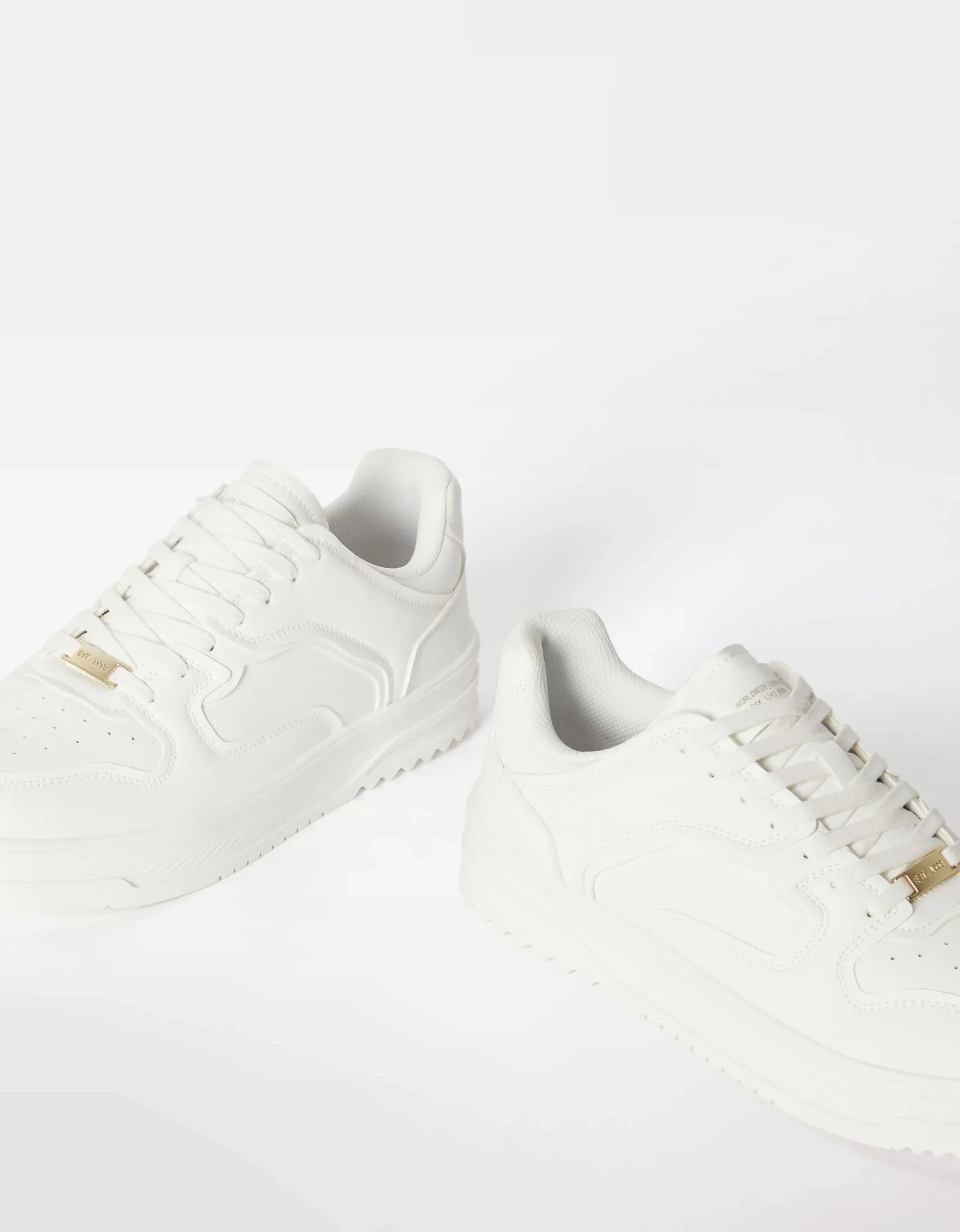 BERSHKA Zapatillas multicapas hombre Blanco Sale