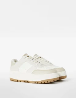 BERSHKA Zapatillas plataforma combinadas Combinado Hot