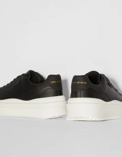 BERSHKA Zapatillas suela volumen hombre Blanco Hot
